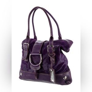 EUC D&G Purple Ponyhair Shoulder Bag